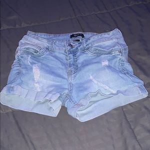 Blue small shorts